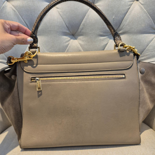 Céline Trapeze Satchel – Limited edition Python Handle and Strap