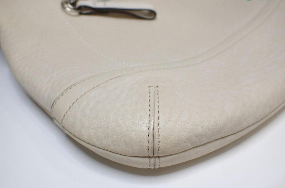 Coach Legacy Soft Pebbled Leather Medium Slim Duffle Shoulder Bag Pre-Owned