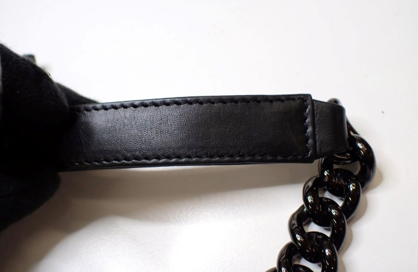 LIMITED Chanel Boy Woven PVC Thread Flap Bag, Lambskin Medium By Karl Lagerfeld
