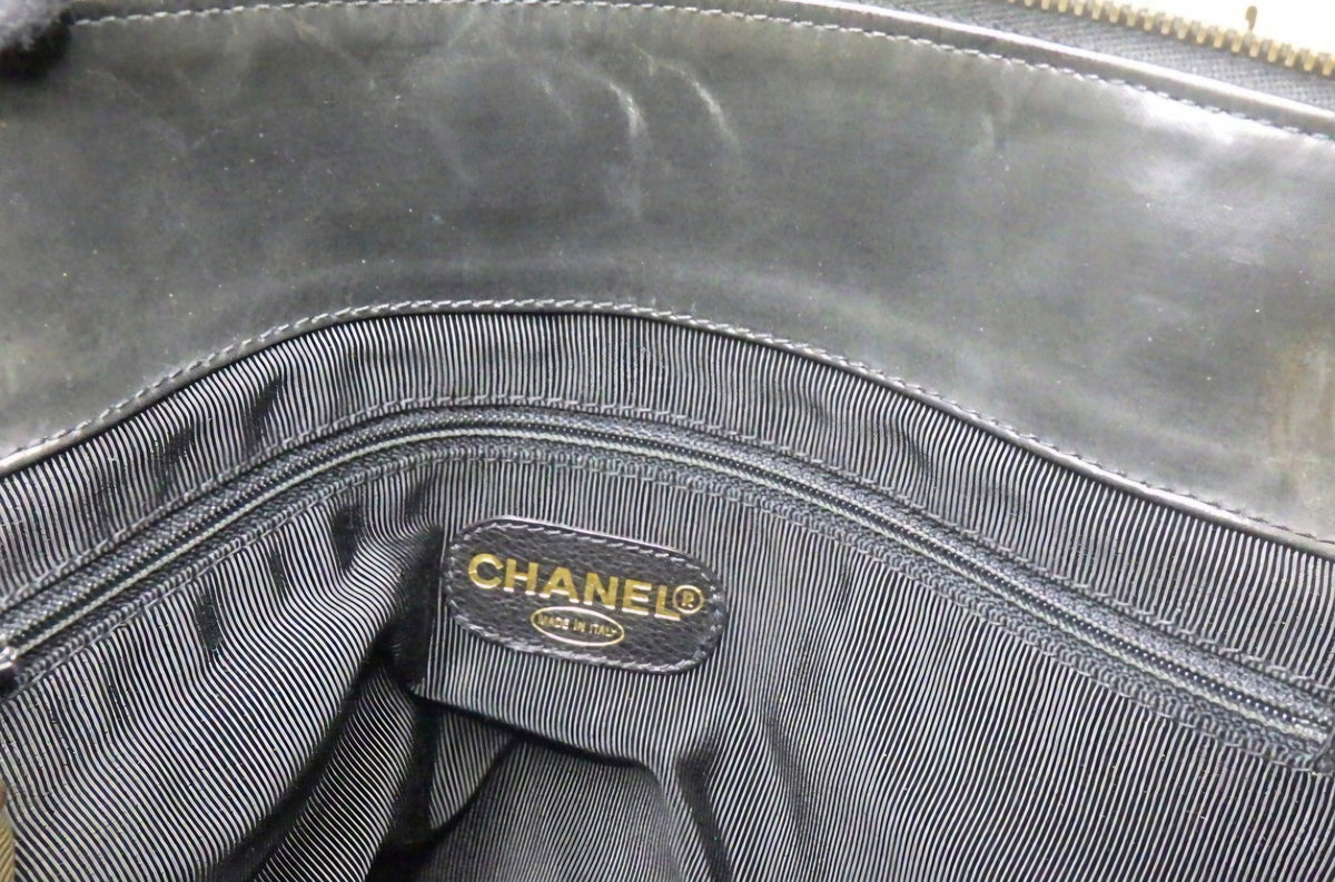 Vintage Chanel Quilted Pocket Tote Bag, Karl Lagerfeld era Pre- owned