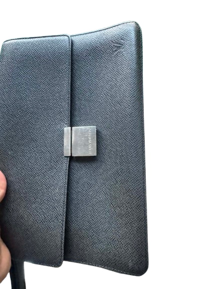 Louis Vuitton Taiga Selenga Clutch Bag