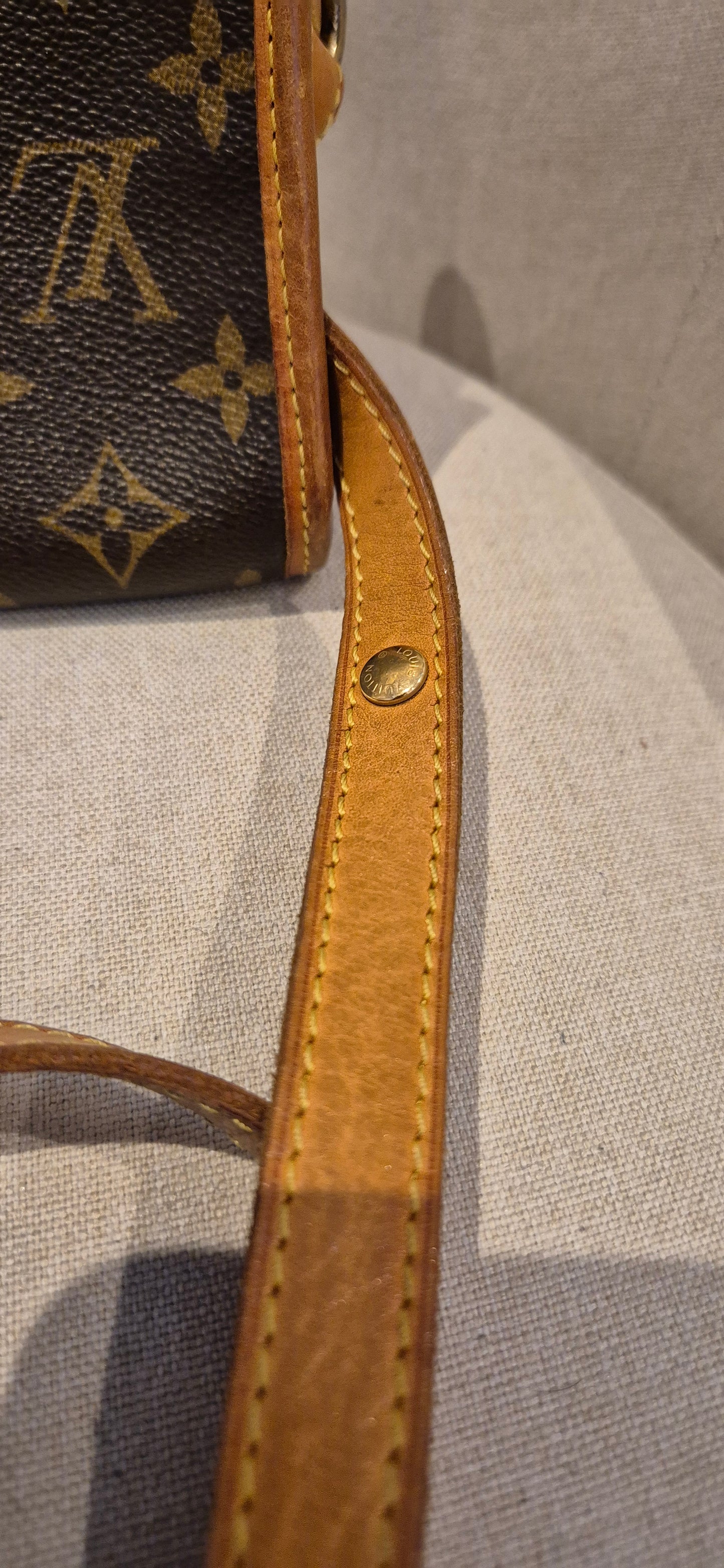Louis Vuitton Poppim Court Monogram Shoulder Cross Body Bag