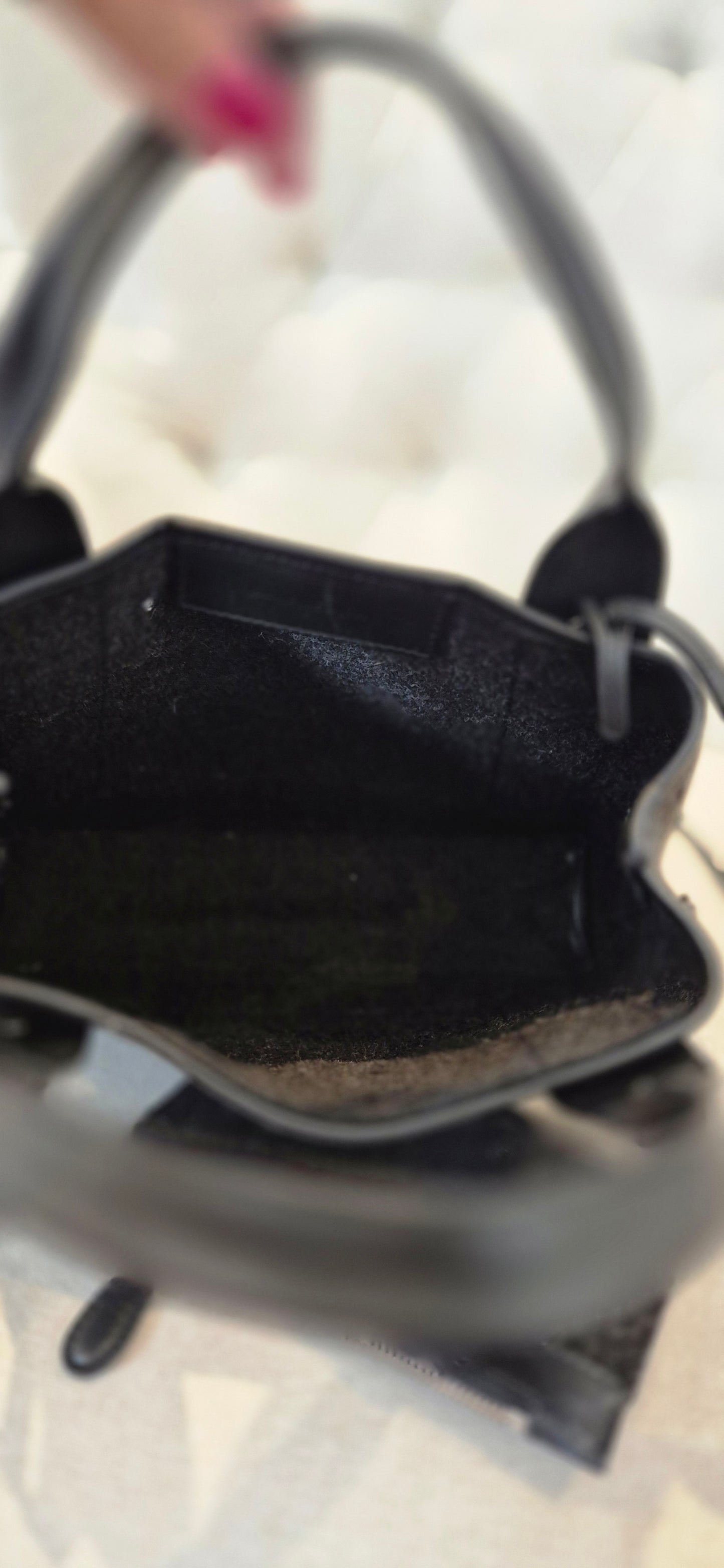 Balenciaga Black Cabas 2 Way with pouch