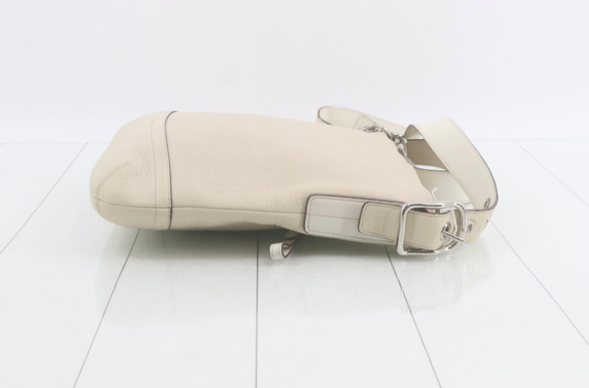 Coach Legacy Soft Pebbled Leather Medium Slim Duffle Shoulder Bag Pre-Owned