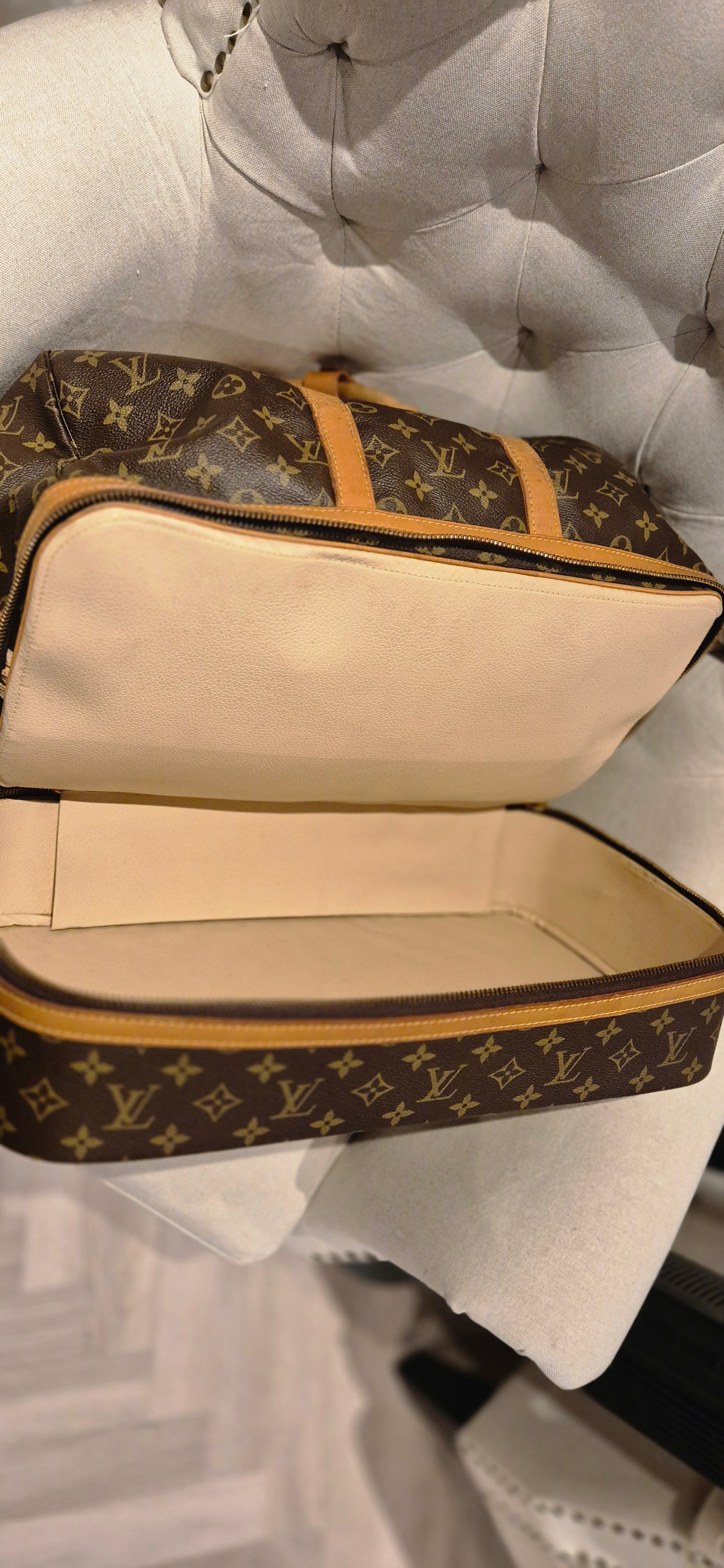 Louis Vuitton Sac De Sport Travel Weekender Bag