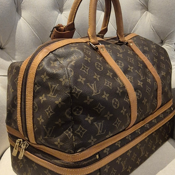 Louis Vuitton Sac De Sport Travel Weekender Bag