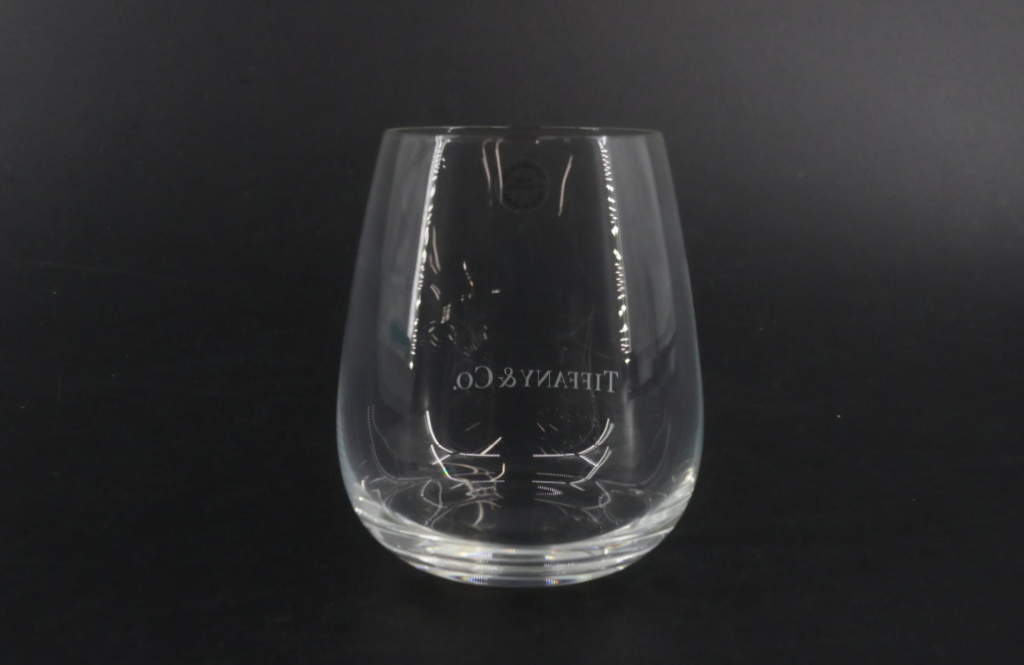 Tiffany & Co. Crystal Logo Tumblers