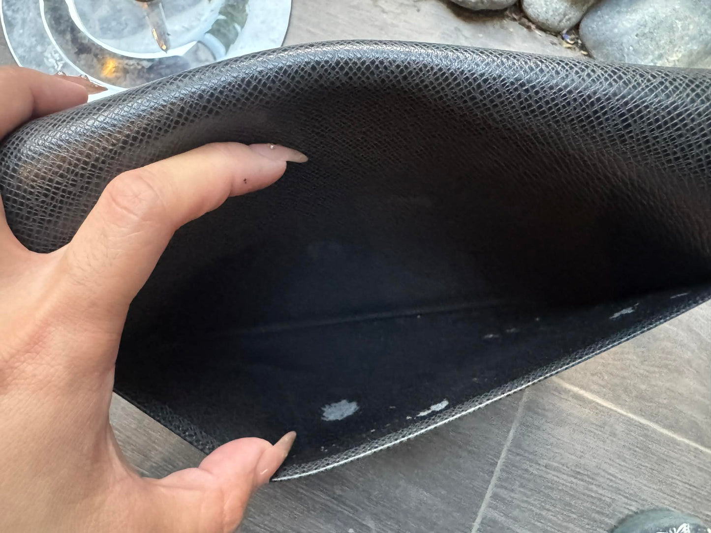 Louis Vuitton Taiga Selenga Clutch Bag
