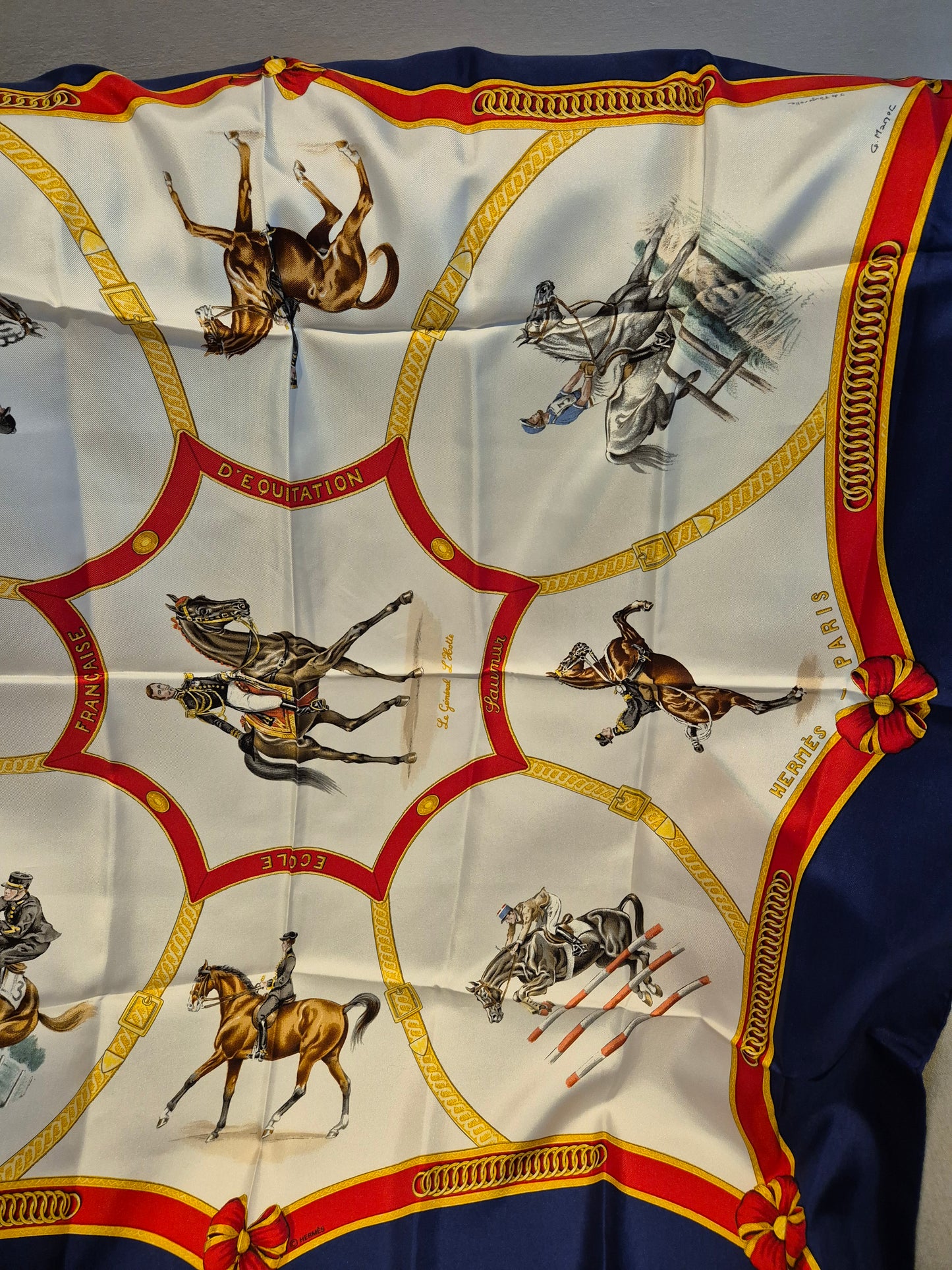 Hèrmes Carre Scarf by Jean De Fourgello