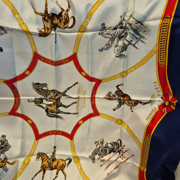 Hèrmes Carre Scarf by Jean De Fourgello