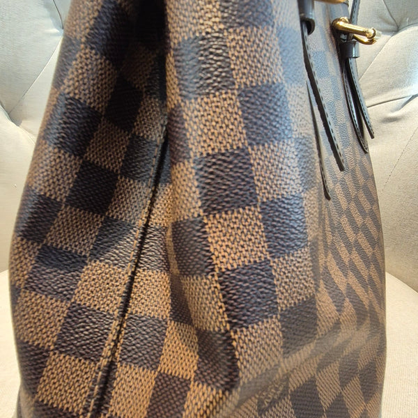 Louis Vuitton Damier Ebene Hampstead MM Tote Bag