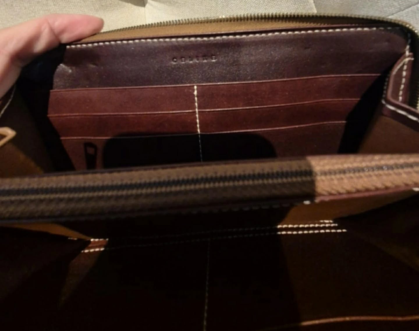 Celine Triomphe Canvas Flap Continental Long Wallet.