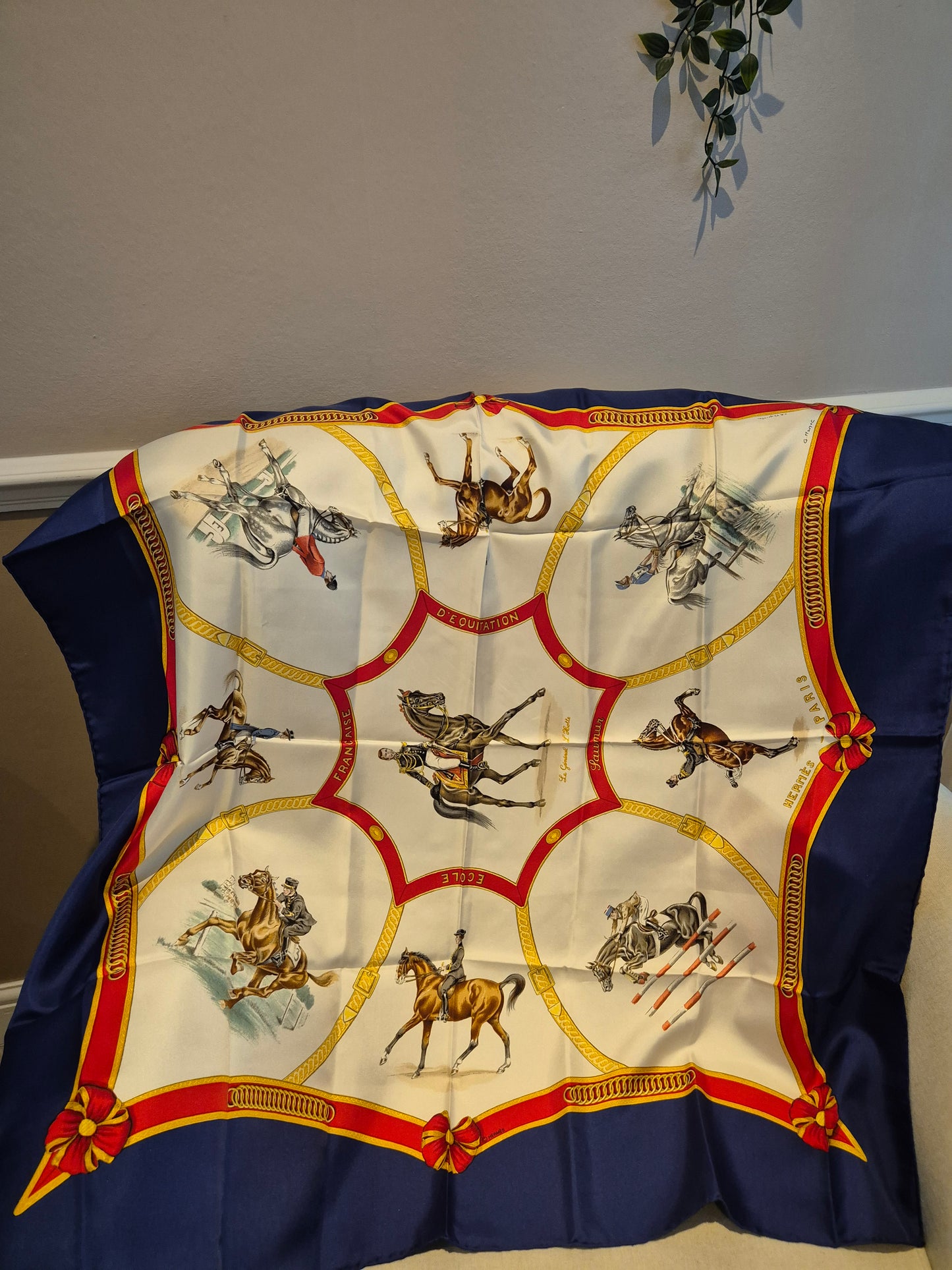 Hèrmes Carre Scarf by Jean De Fourgello