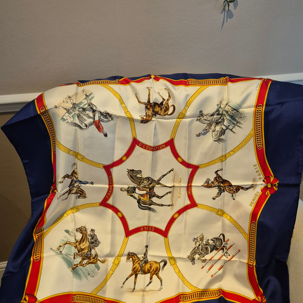 Hèrmes Carre Scarf by Jean De Fourgello
