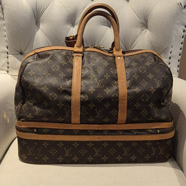 Louis Vuitton Sac De Sport Travel Weekender Bag