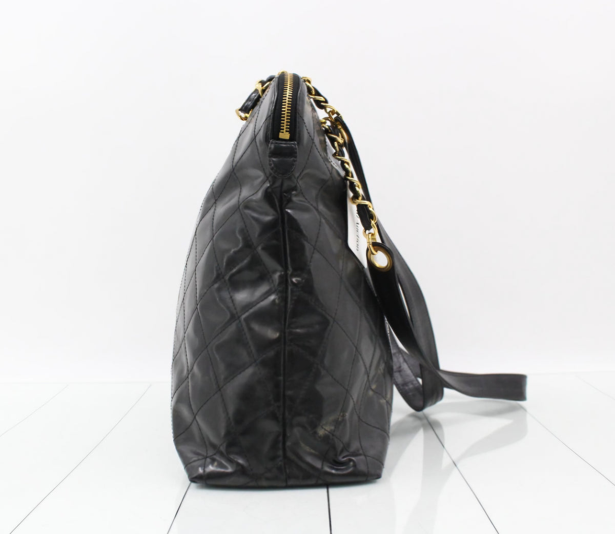 Vintage Chanel Quilted Pocket Tote Bag, Karl Lagerfeld era Pre- owned