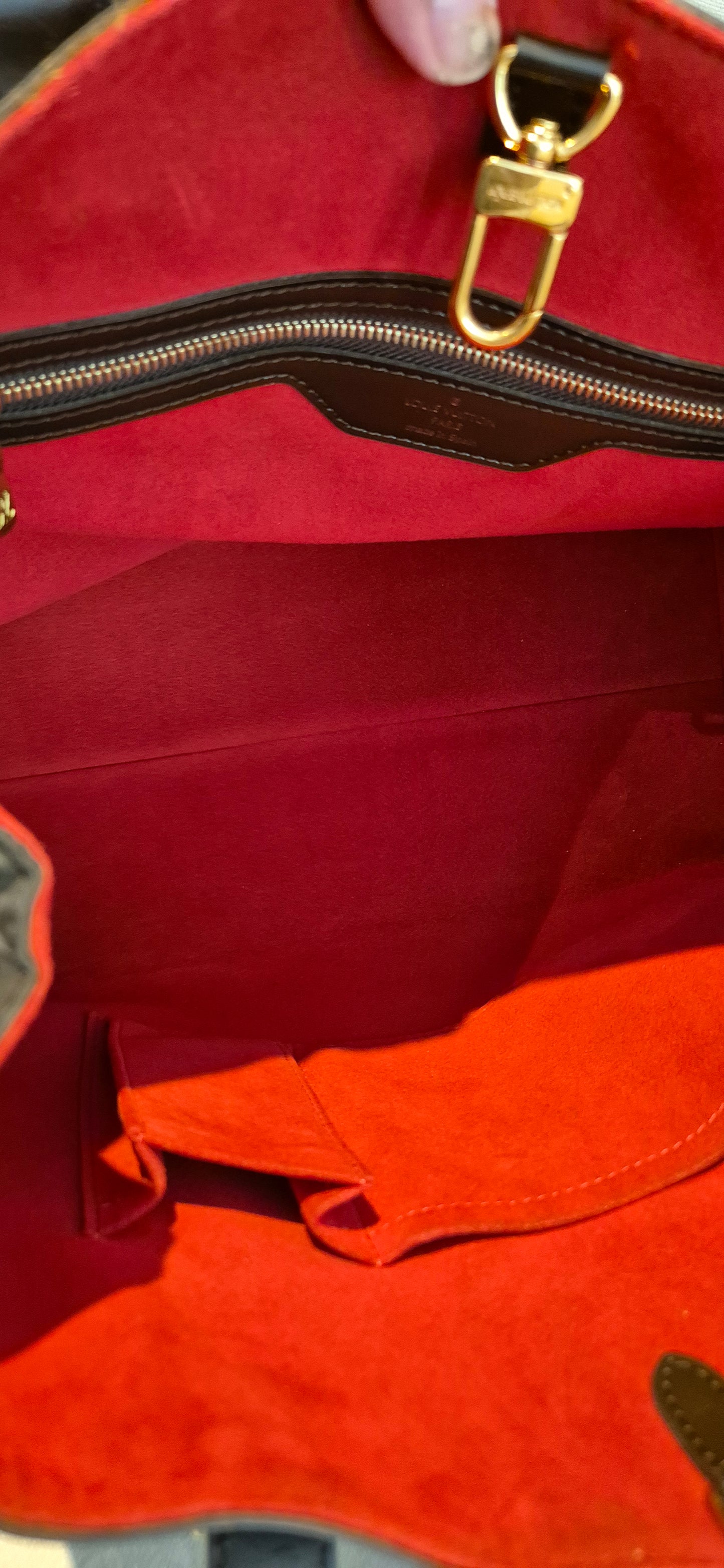 Louis Vuitton Damier Ebene Hampstead MM Tote Bag