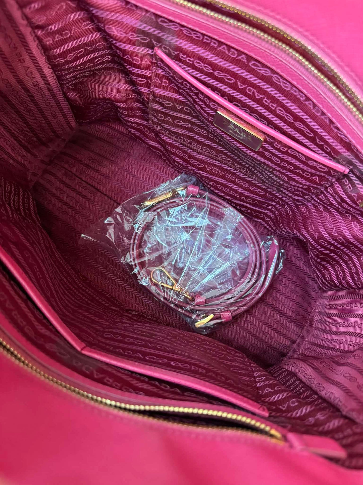 PRADA Saffiano Tote With Detachable sling
