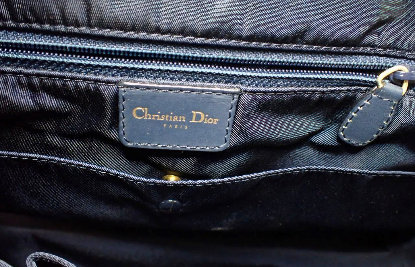 Christian Dior Trotter Canvas Double Saddle Bowler Bag