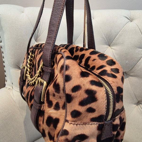 Dolce & Gabbana Pony-Style Calfskin Handbag with Gold hardware