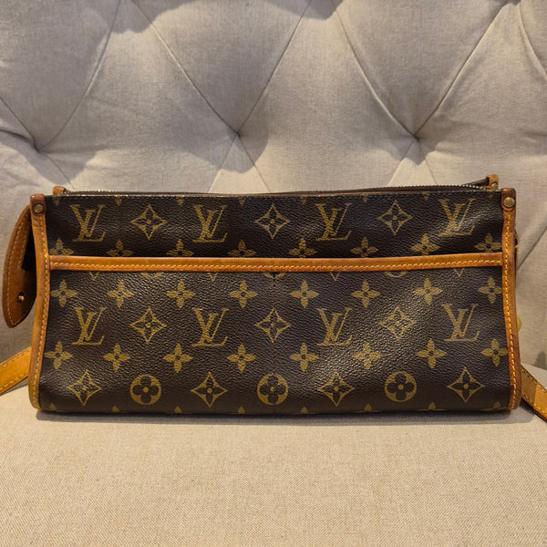 Louis Vuitton Poppim Court Monogram Shoulder Cross Body Bag