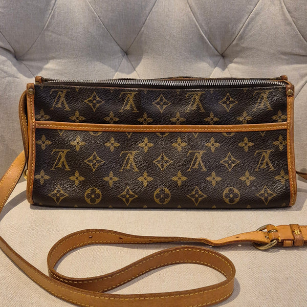 Louis Vuitton Poppim Court Monogram Shoulder Cross Body Bag