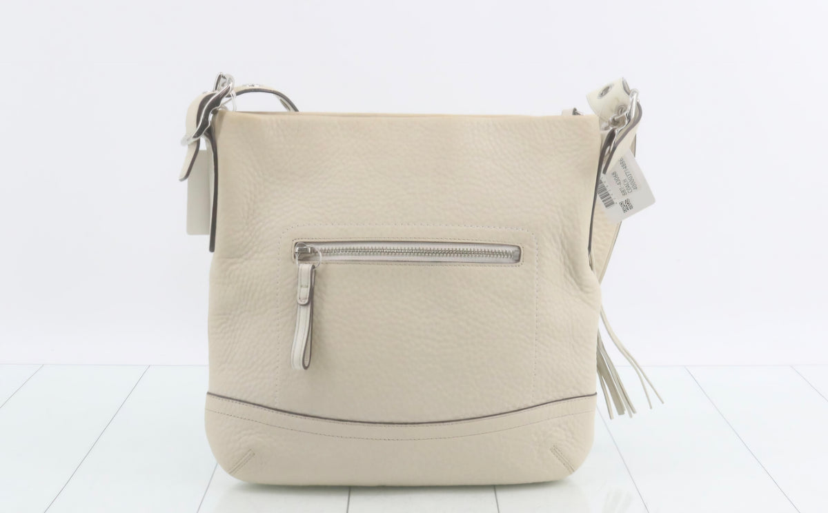Coach Legacy Soft Pebbled Leather Medium Slim Duffle Shoulder Bag Pre-Owned