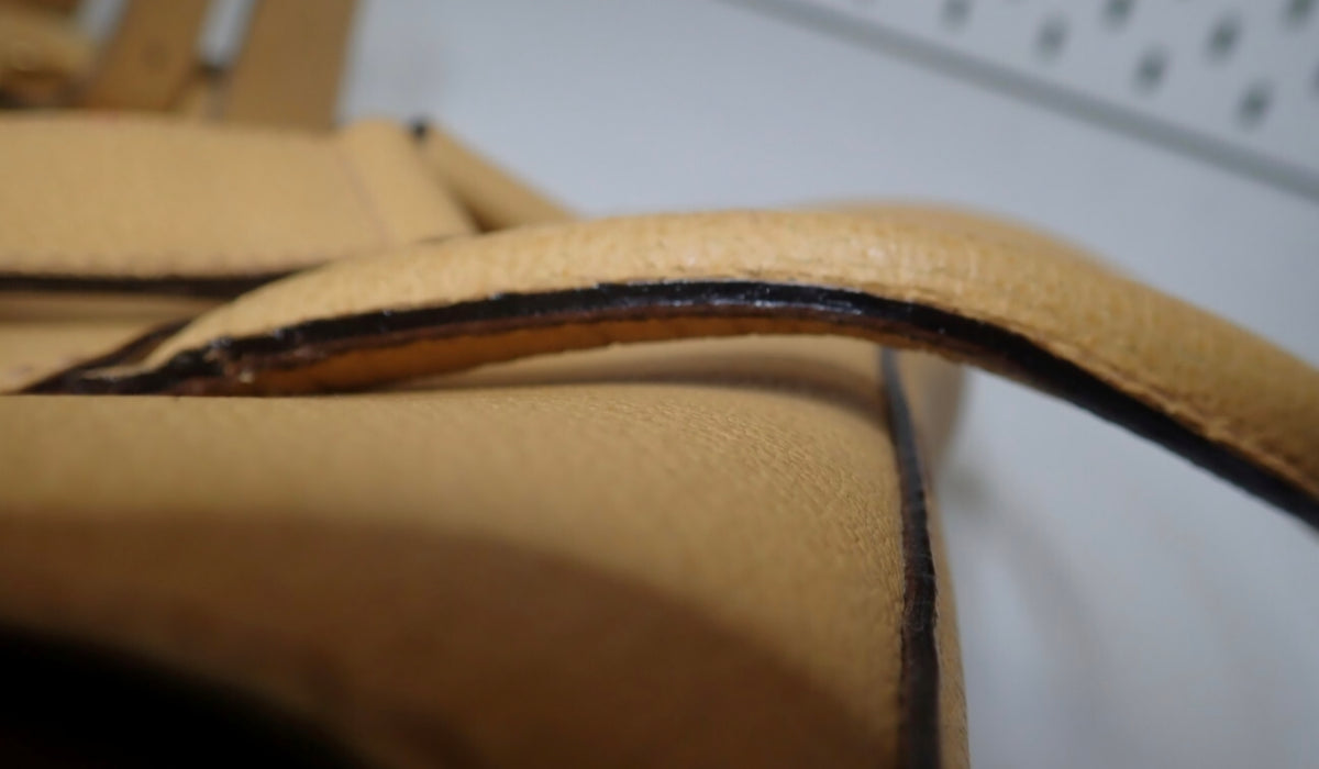 Vintage Gucci Suede Saddle Flap Backpack Rare Tom Ford-era Pre-owned