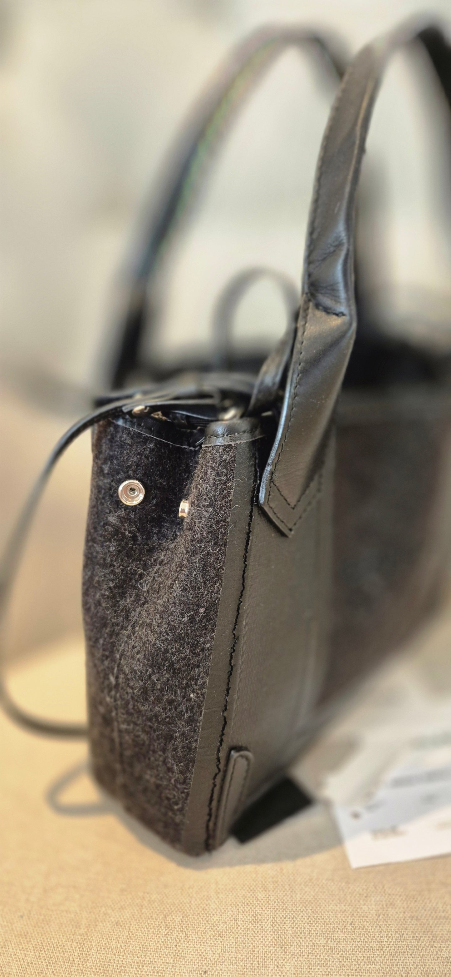 Balenciaga Black Cabas 2 Way with pouch
