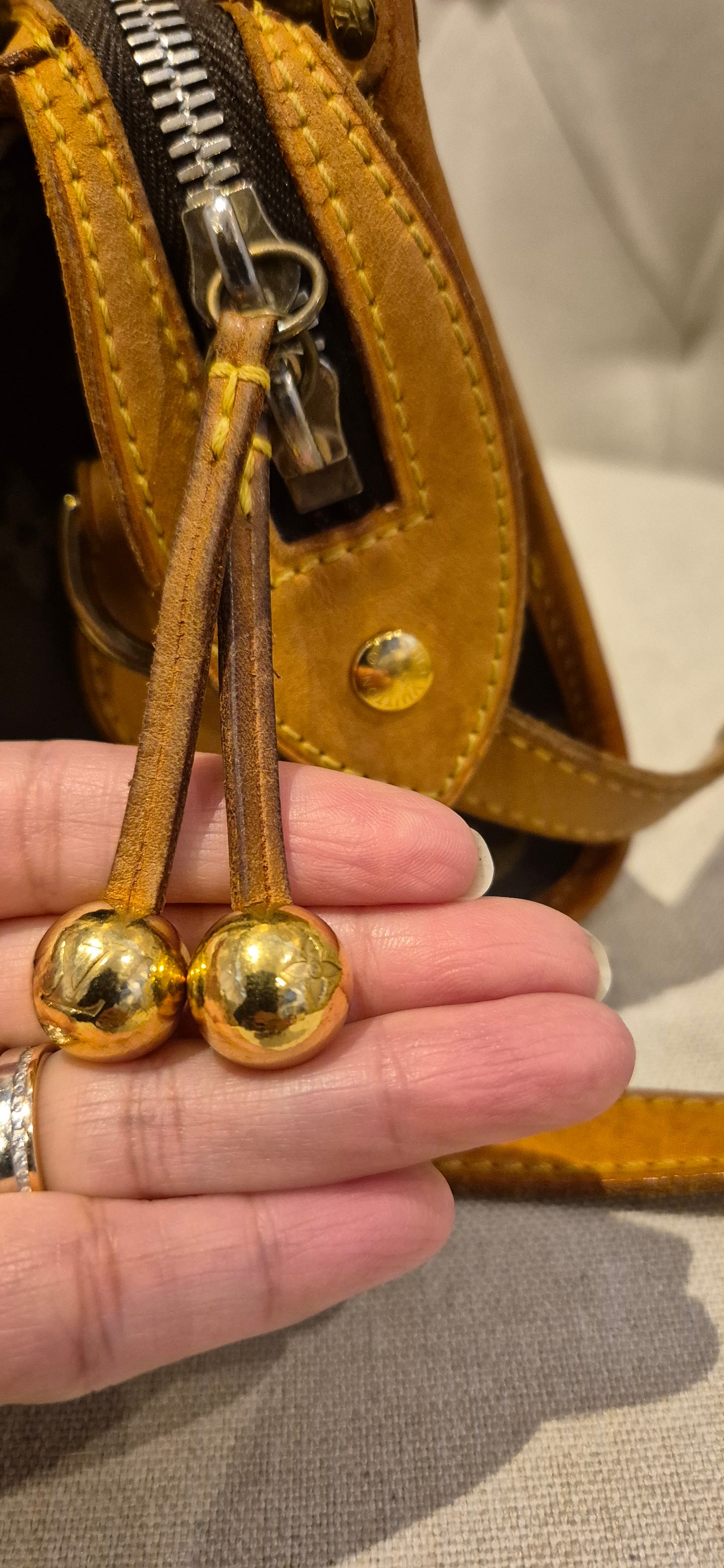 Louis Vuitton Poppim Court Monogram Shoulder Cross Body Bag