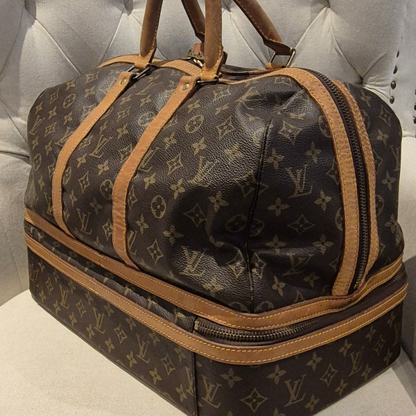 Louis Vuitton Sac De Sport Travel Weekender Bag