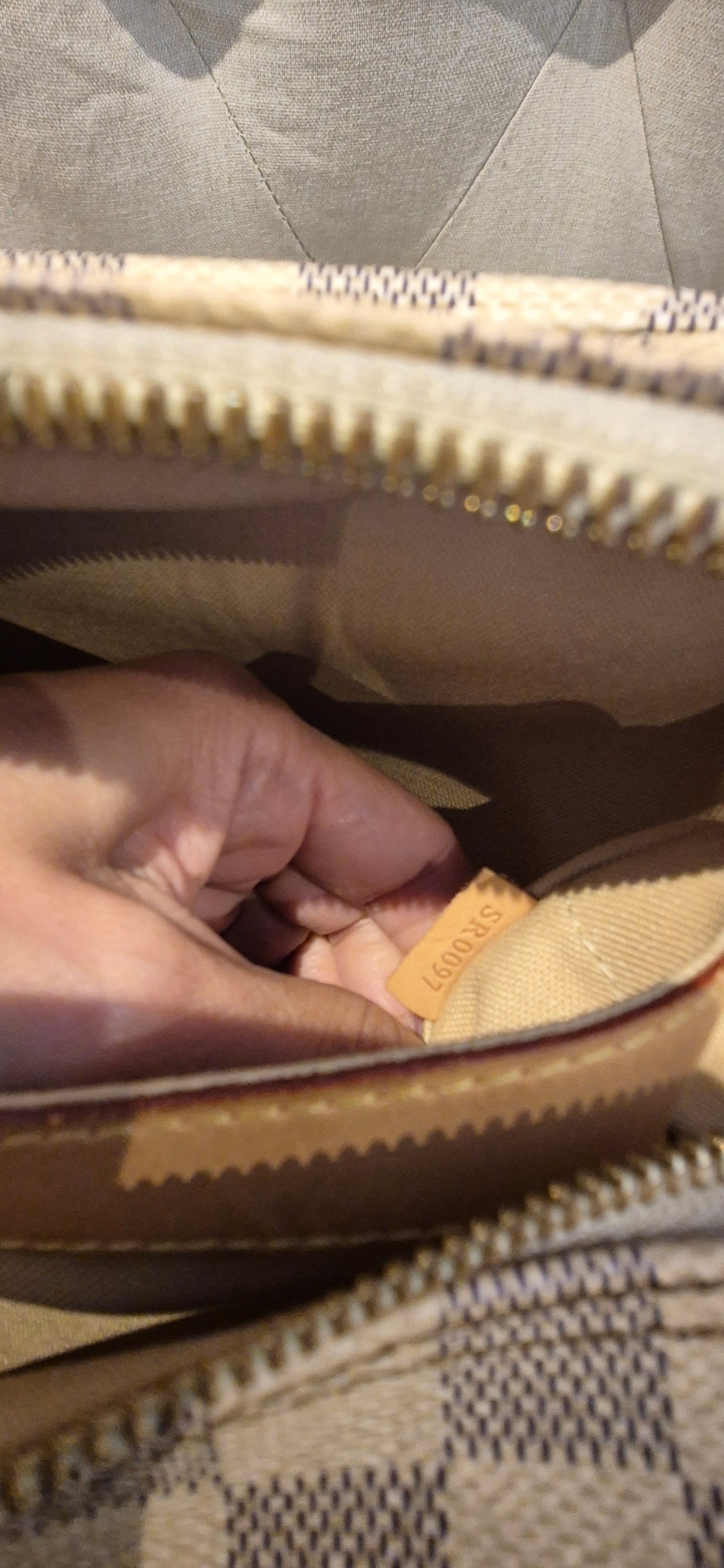 Louis Vuitton Naviglio Cross Body Shoulder Bag in Damier Azur