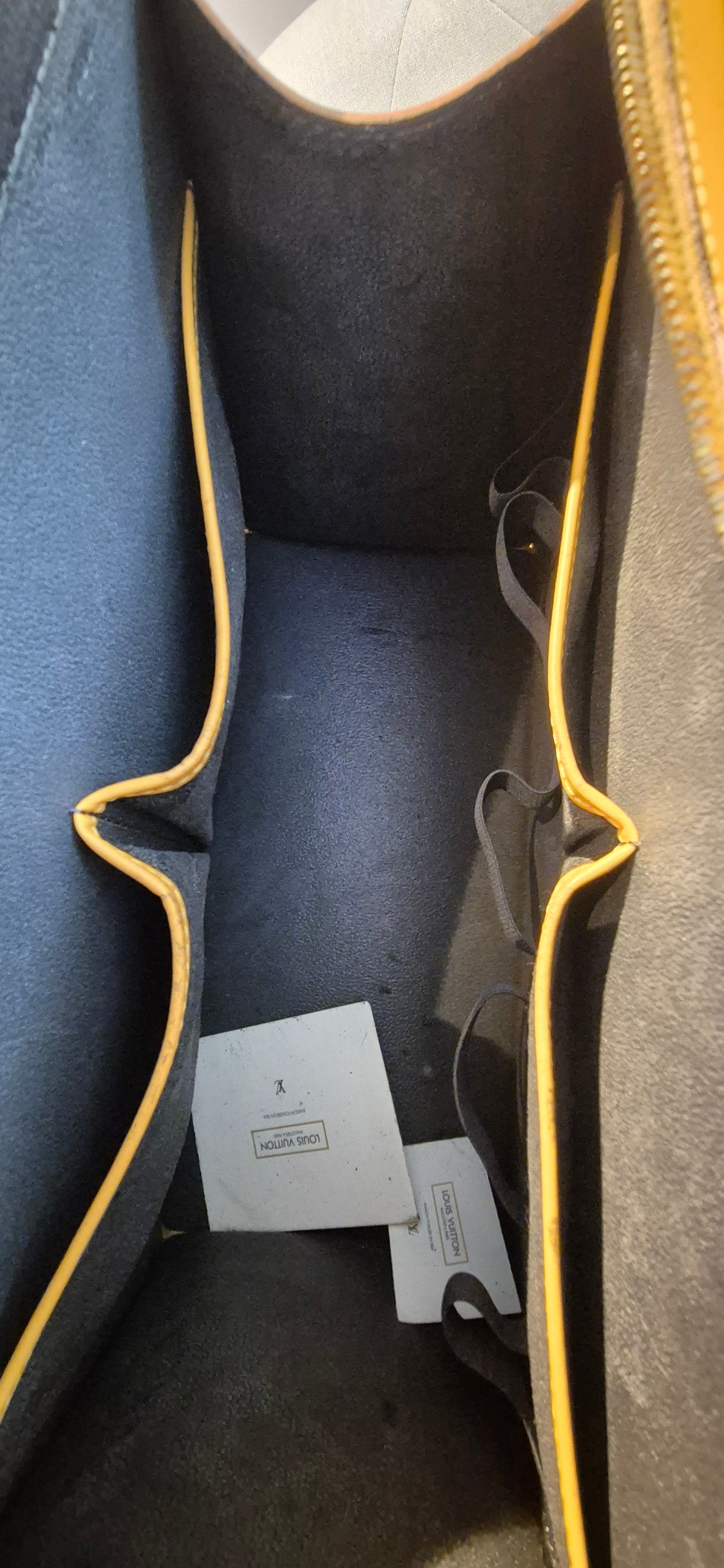 Louis Vuitton Riviera Yellow Epi Leather Top Handle