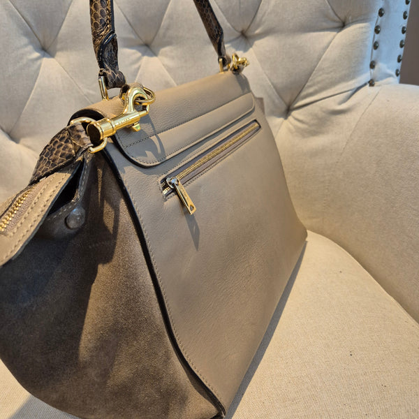 Céline Trapeze Satchel – Limited edition Python Handle and Strap