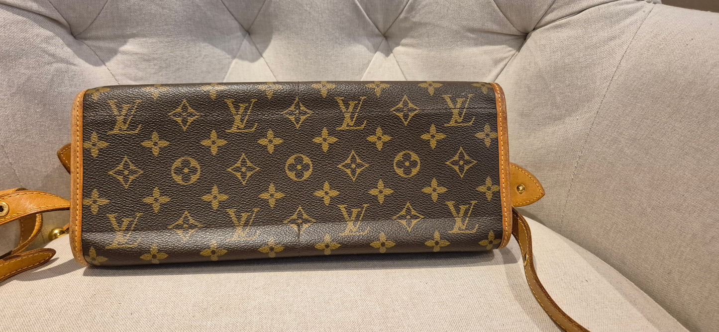 Louis Vuitton Poppim Court Monogram Shoulder Cross Body Bag