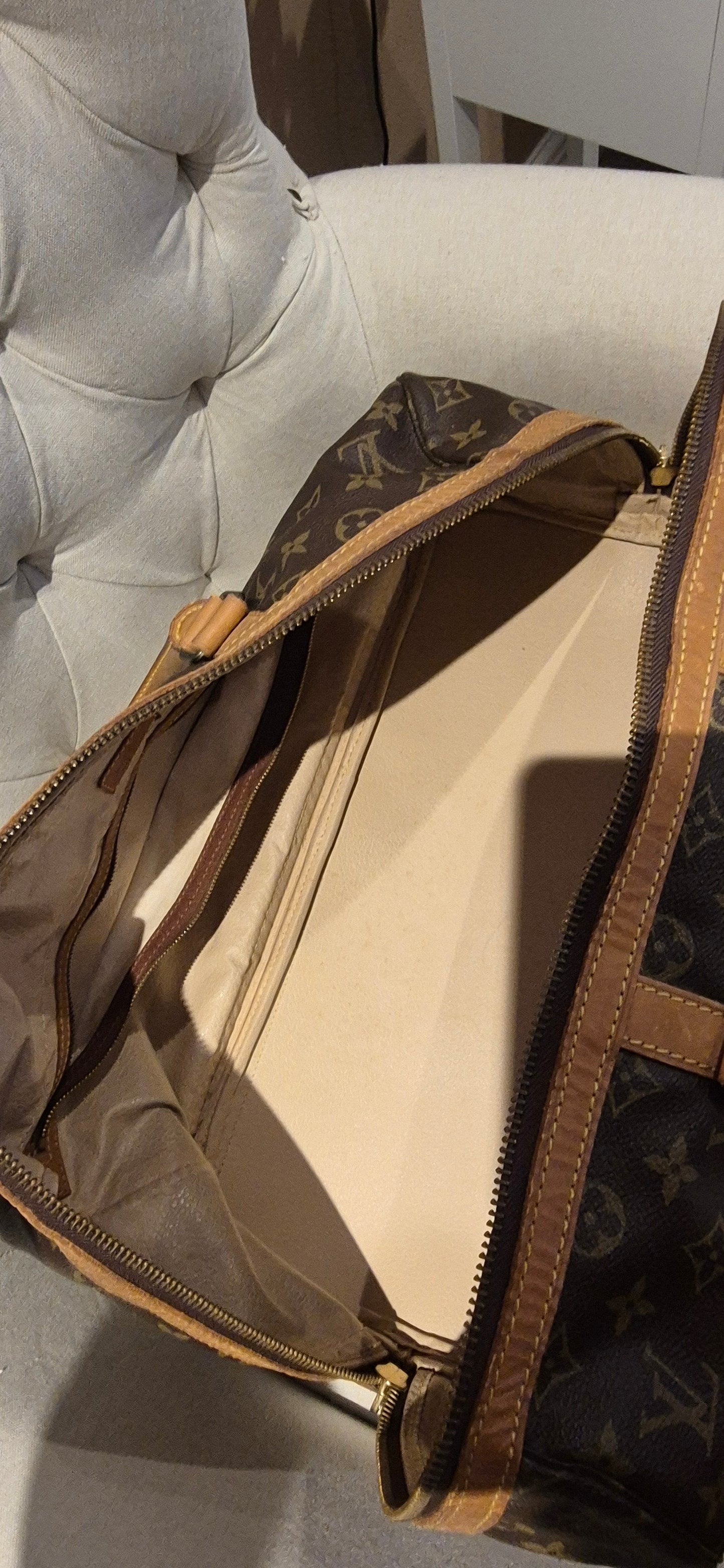 Louis Vuitton Sac De Sport Travel Weekender Bag