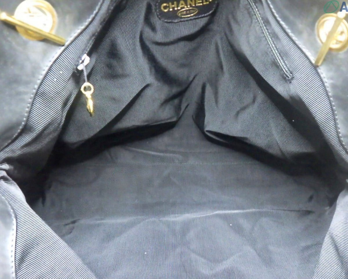 Vintage Chanel Quilted Pocket Tote Bag, Karl Lagerfeld era Pre- owned