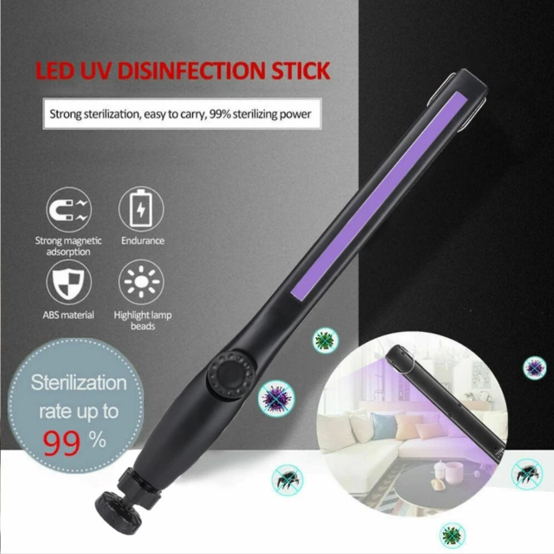 LED UV Steriliser Lamp Built-in Chargeable Battery