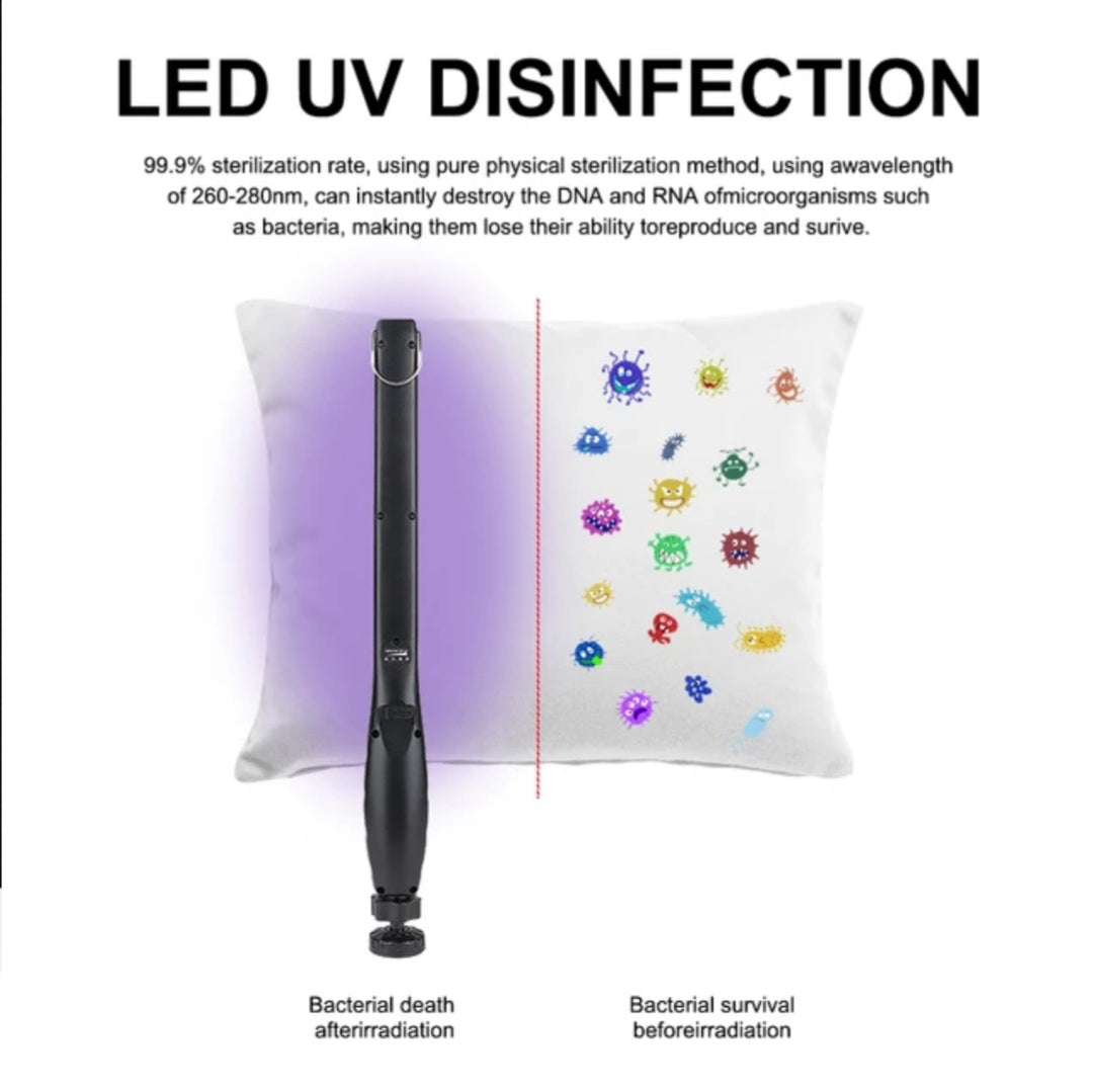 LED UV Steriliser Lamp Built-in Chargeable Battery