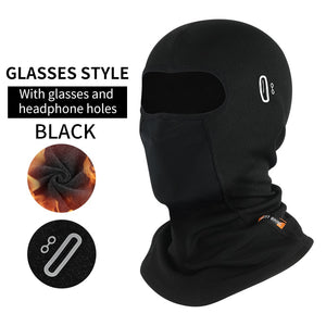 WEST BIKING Cycling Cap Winter Warm Running Scarf Balaclava Velvet Bike Full Face Cover Headwear Climbing Fishing Skating Hat