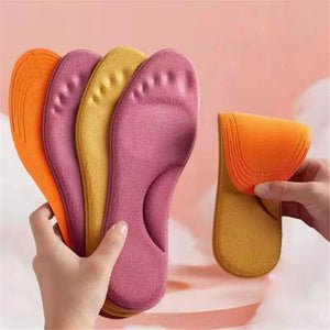 Self Heated Thermal Insoles for Feet Warm Memory Foam Arch Support Cushion for Women Winter Sports Shoes Self-heating Shoe Pads
