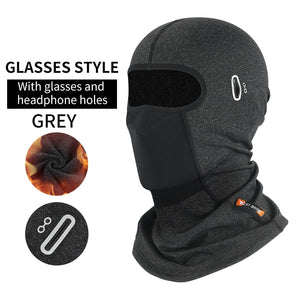 WEST BIKING Cycling Cap Winter Warm Running Scarf Balaclava Velvet Bike Full Face Cover Headwear Climbing Fishing Skating Hat