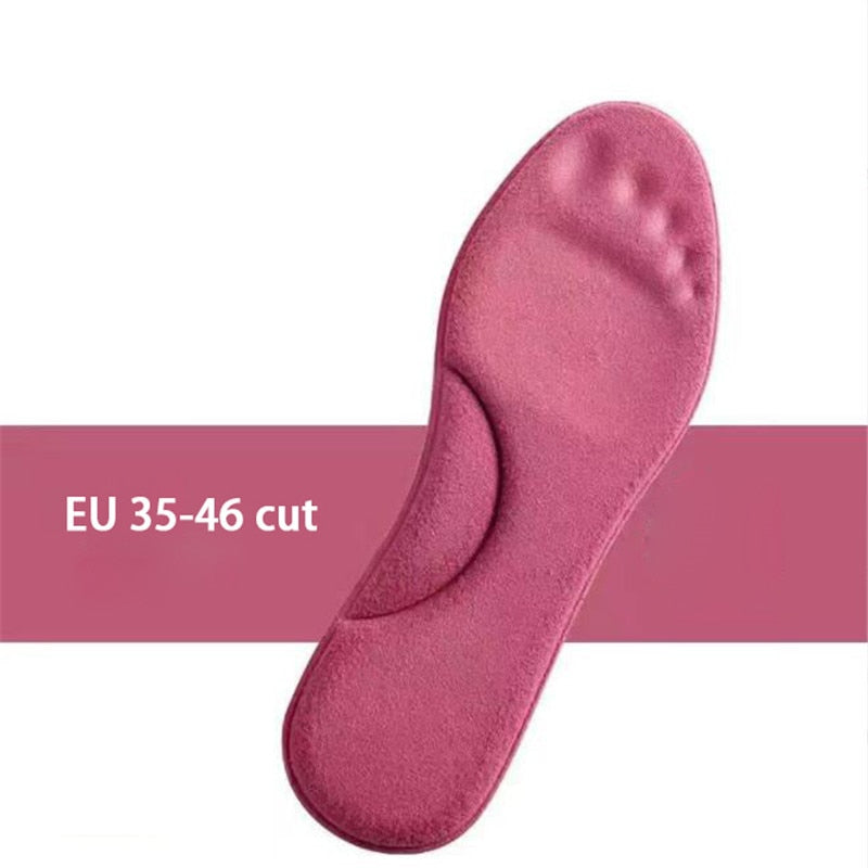 Self Heated Thermal Insoles for Feet Warm Memory Foam Arch Support Cushion for Women Winter Sports Shoes Self-heating Shoe Pads