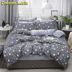 Nordic Simple Bedding Set Adult Duvet Cover Sets Bedclothes Bed Linen Sheet Single Double Queen King size Qulit Covers 240/220