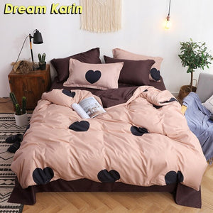 Nordic Simple Bedding Set Adult Duvet Cover Sets Bedclothes Bed Linen Sheet Single Double Queen King size Qulit Covers 240/220