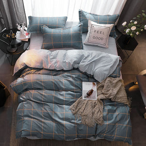 Nordic Simple Bedding Set Adult Duvet Cover Sets Bedclothes Bed Linen Sheet Single Double Queen King size Qulit Covers 240/220