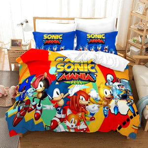 3D Bedding Set 3D Print  Design Duvet Cover Sets King Queen Twin Size Dropshipping Boy gife Sonic *2