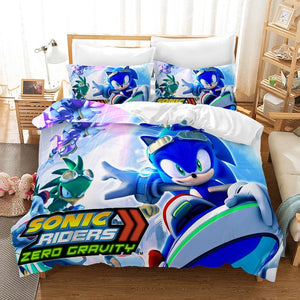 3D Bedding Set 3D Print  Design Duvet Cover Sets King Queen Twin Size Dropshipping Boy gife Sonic *2