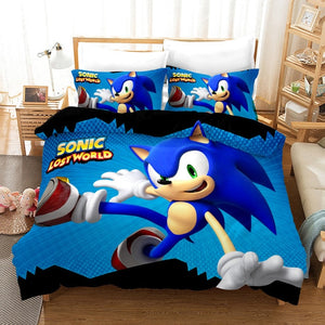 3D Bedding Set 3D Print  Design Duvet Cover Sets King Queen Twin Size Dropshipping Boy gife Sonic *2