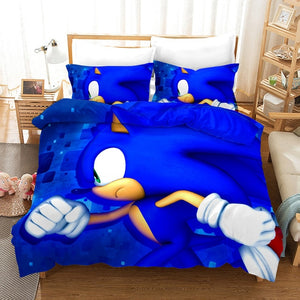 3D Bedding Set 3D Print  Design Duvet Cover Sets King Queen Twin Size Dropshipping Boy gife Sonic *2